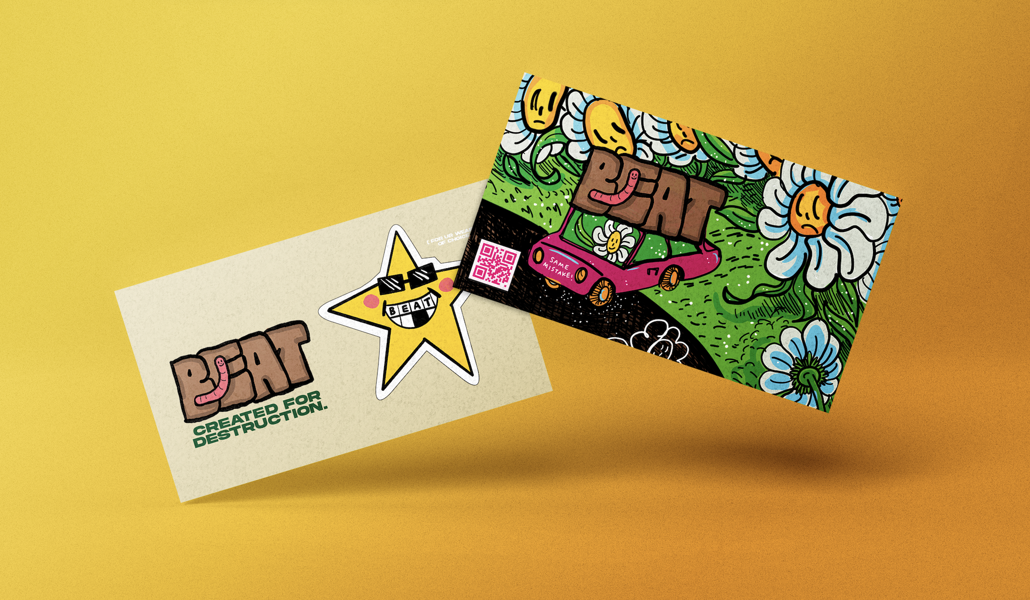 BEAT funny business only card