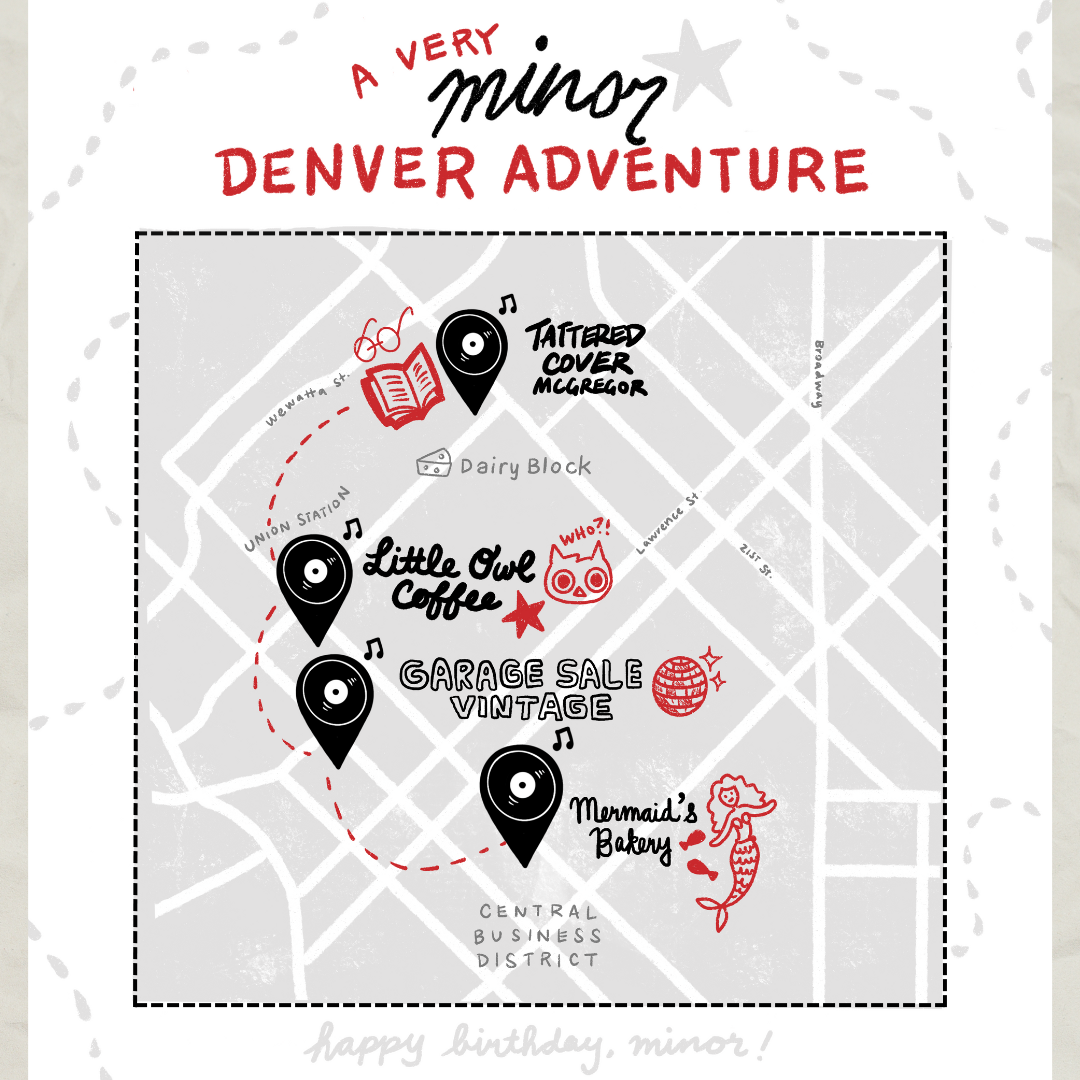 Gracie Abrams fan vinyl scavenger hunt graphic