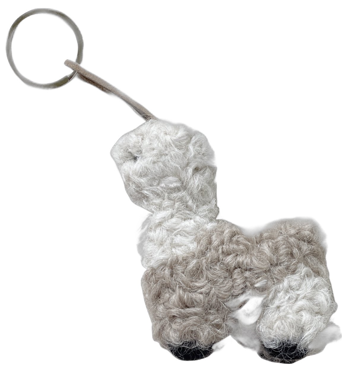 3.5%22 alpaca keychain 100% made in peru_white light fawn.jpeg