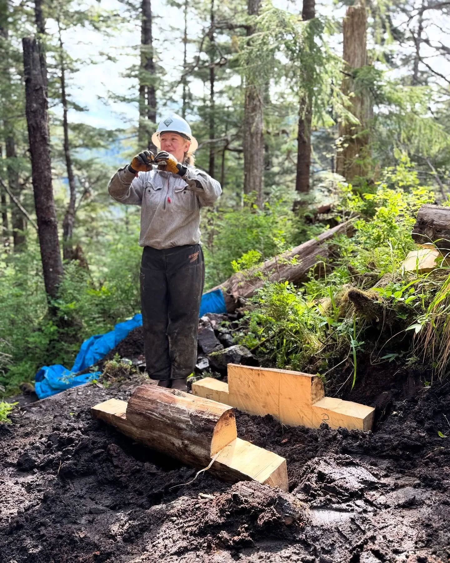 A loss of any individual in the Trails community is a loss to us all. 

In July, @sitkatrailworks lost beloved crew lead Meichen Plumhoff. In her honor, the organization has set up an endowment-style fund that with the goal of supporting a crew lead&