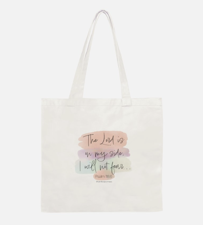 The Lord Is On My Side, Tote Bag