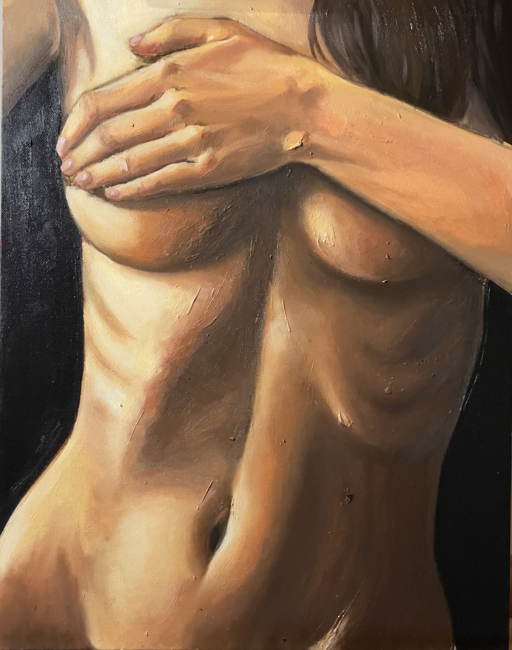 "cuando aun me deseabas" 14x18 oil on canvas
available, 2022