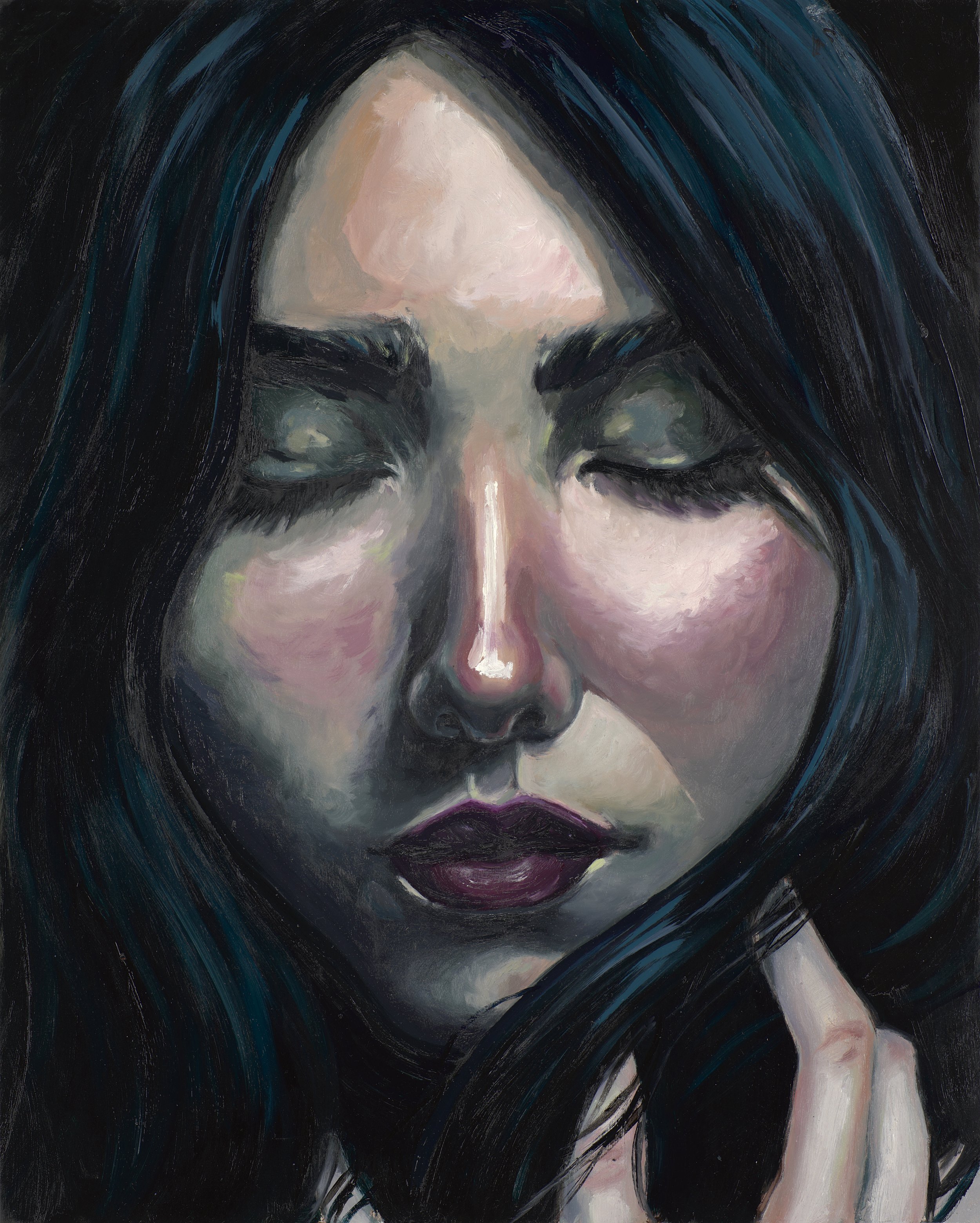 "en mi soledad" 16x20 oil on wood
available
