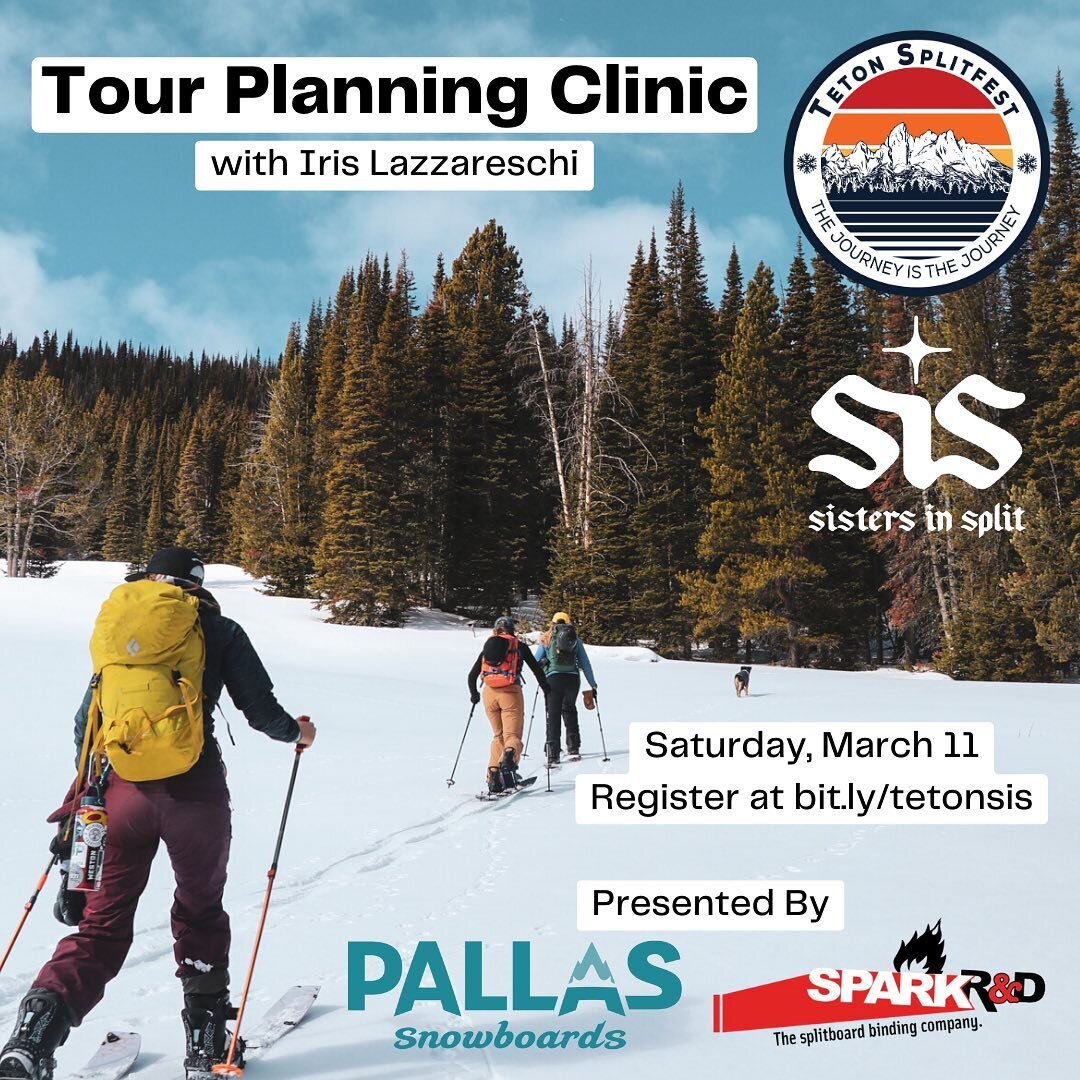 Are you an intermediate-advanced level splitboarder in the Tetons who would like to meet more female backcountry partners, and become comfortable planning and leading tours? 

We&rsquo;re excited to announce our Tour Planning Clinic with professional