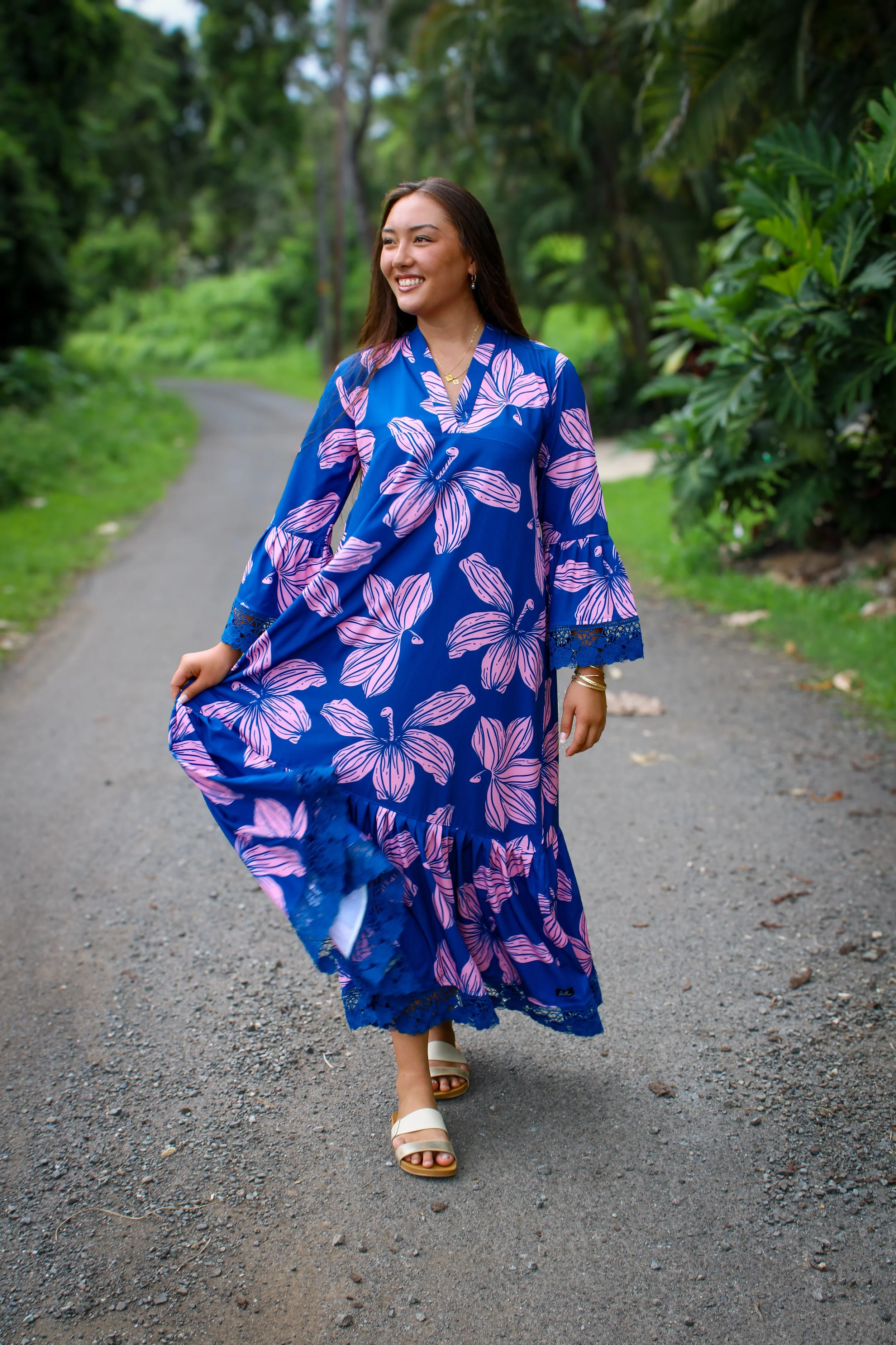 Naupaka Collection Ka'i'ini Dress (long)