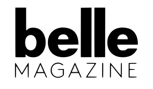 Belle Magazine logo with the word "belle" in large black font and "MAGAZINE" in smaller, thin uppercase letters below.