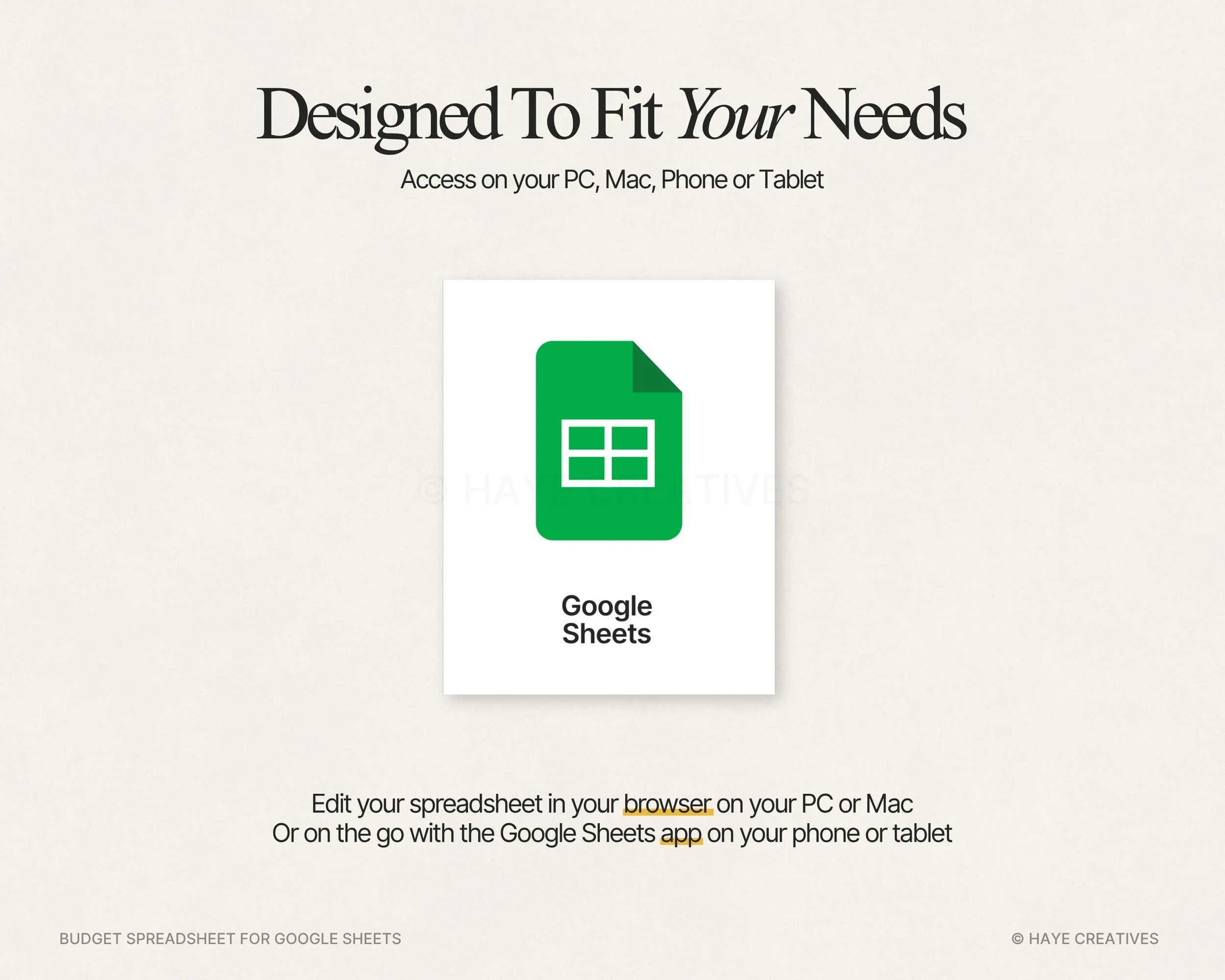 Google Sheets spreadsheet