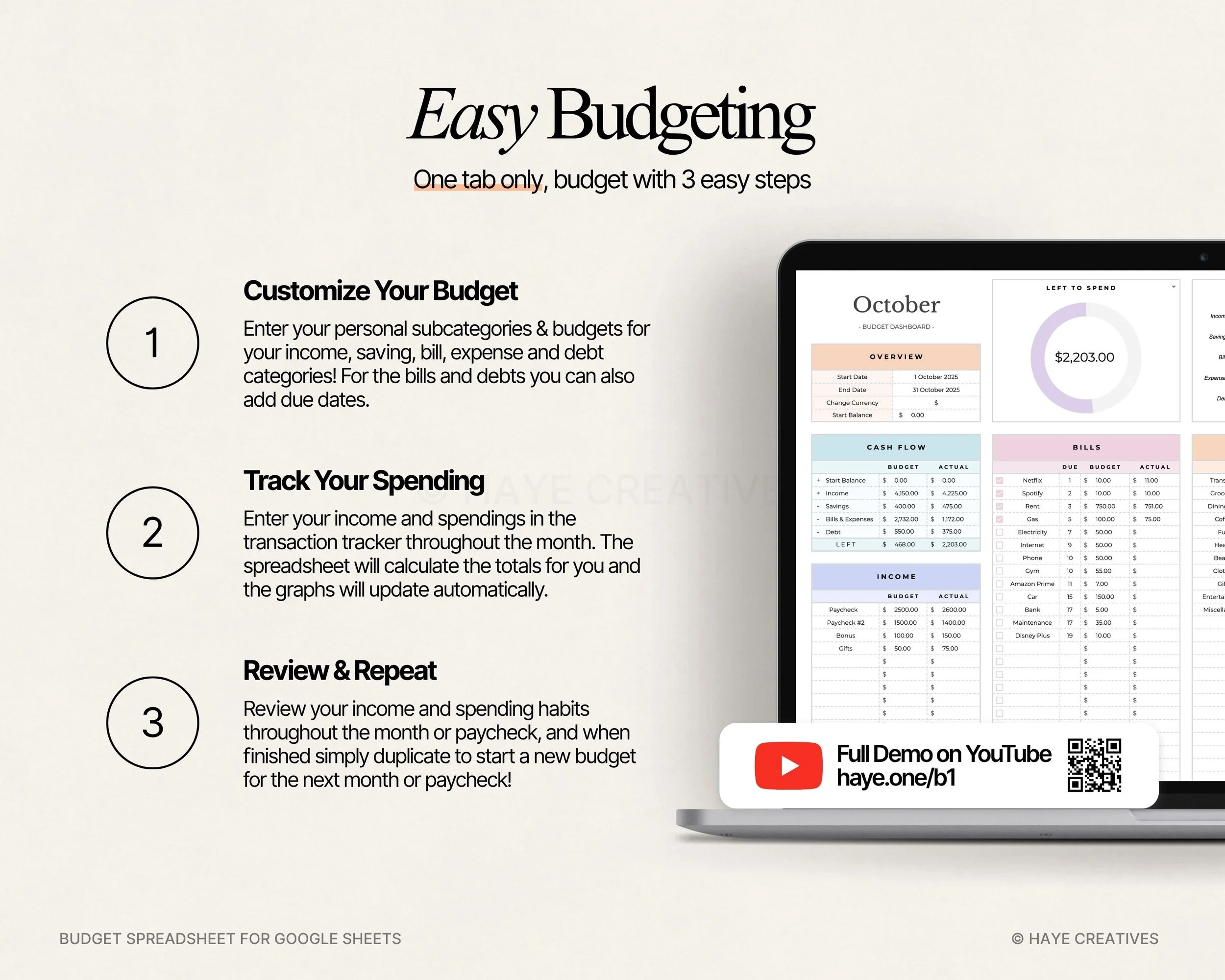 start budgeting in just minutes 