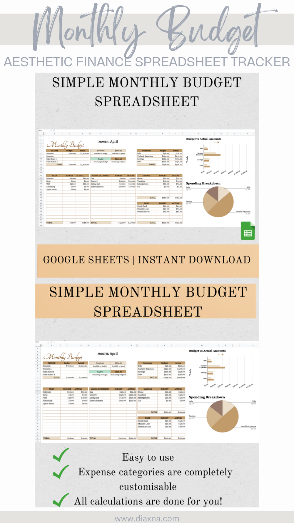 Ultimate Collection of Budget and Finance Spreadsheet Trackers ...