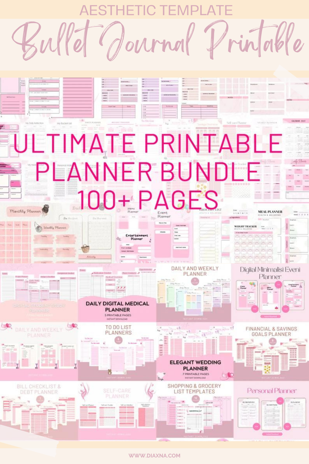 Study Planner - Planner and Bullet Journal Printable