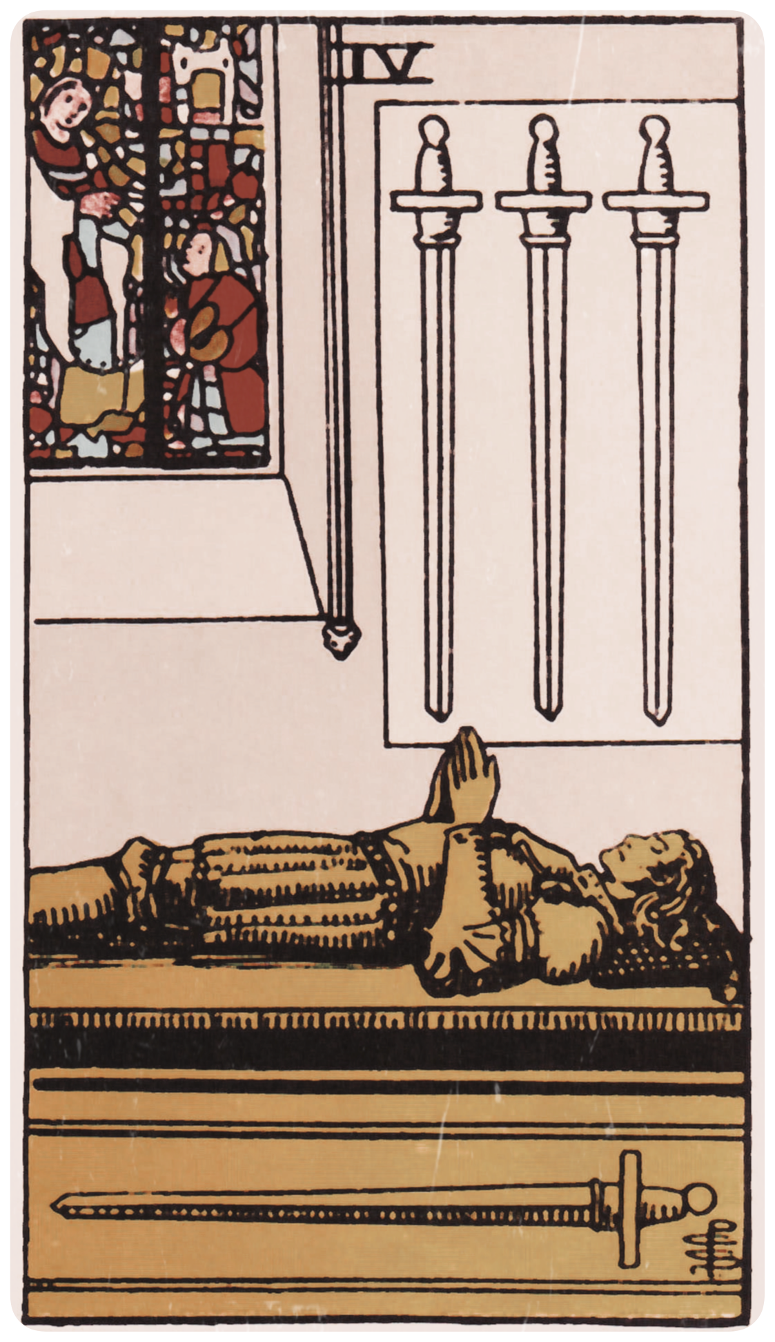 FOUR OF SWORDS