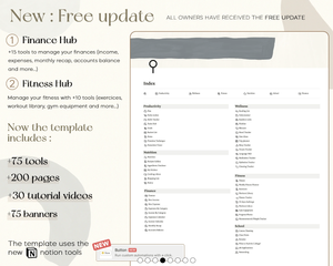 Elevate Your Life Organization: Aesthetic Ultimate Life Planner Notion