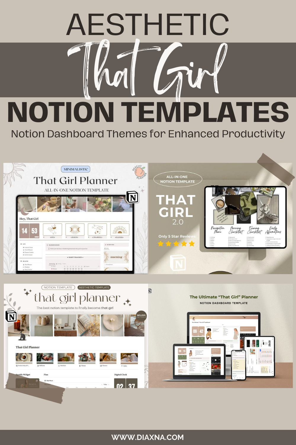 All-in-one Life Planner Notion Template – Wethenotion