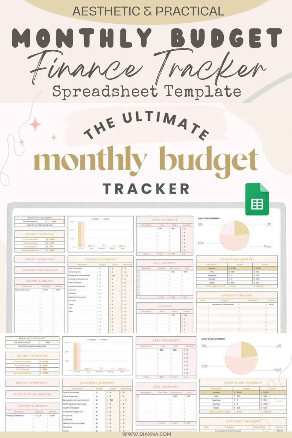 Monthly Budget Planner: Monthly Budget Planner: Finance Monthly, Weekly,  Daily Budget Planner Expense Tracker Bill Organizer / Tracker Workboo  (Paperback)