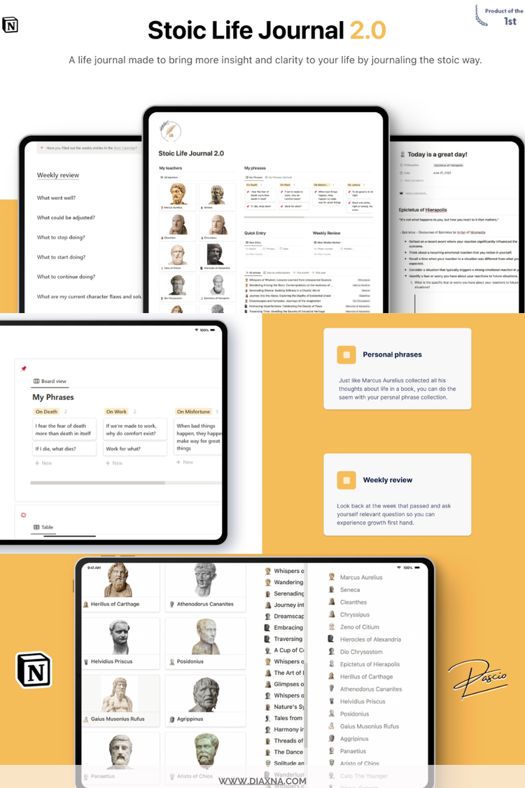 Discover the Art of Stoic Journaling with Aesthetic and Practical