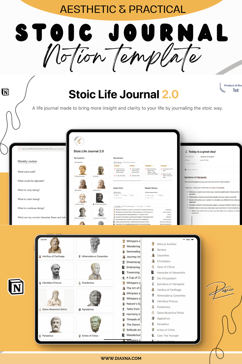 Discover the Art of Stoic Journaling with Aesthetic and Practical Discover the Art of Stoic Journaling with Aesthetic and Practical