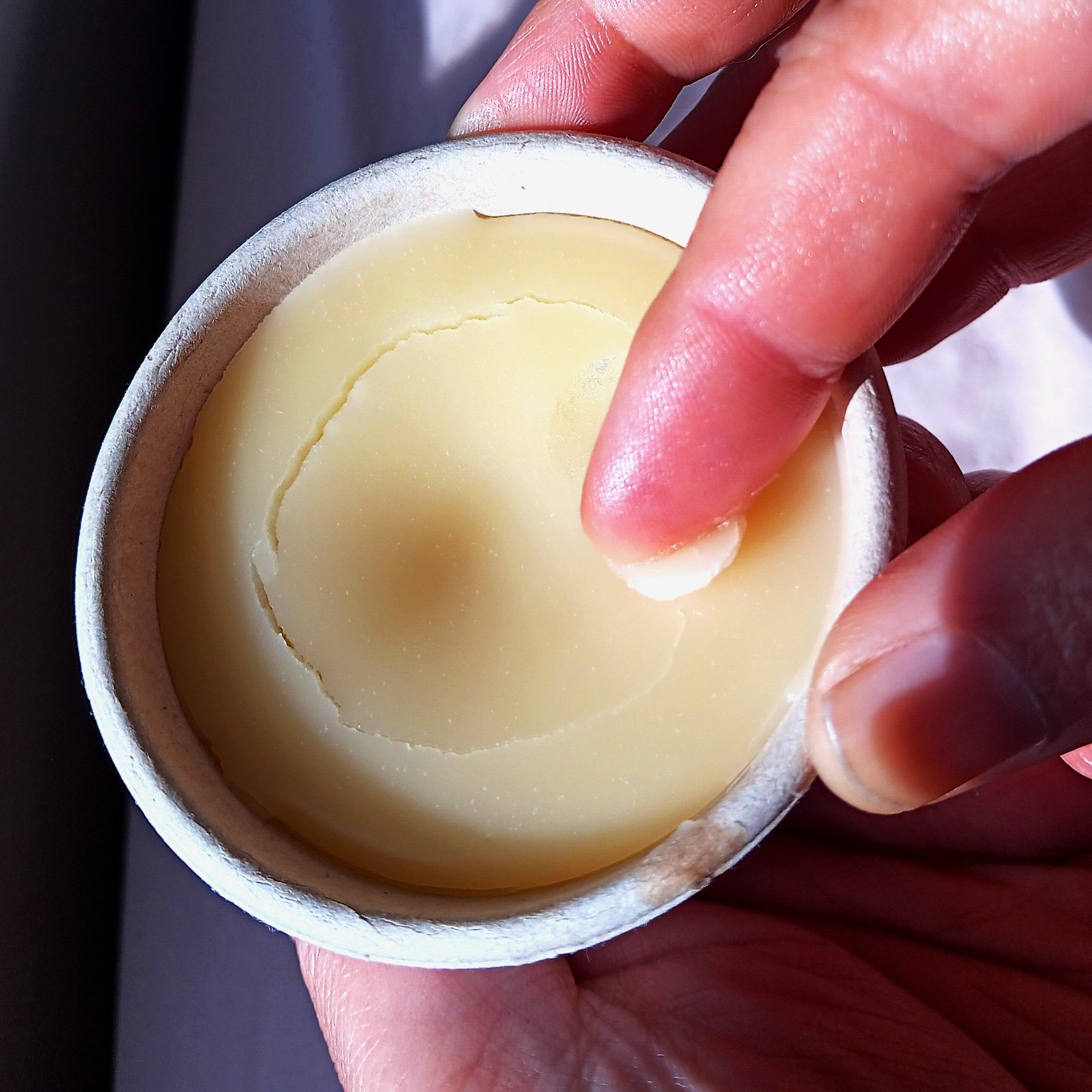 Grab the balm with cleaned finger, ROBelle Farm