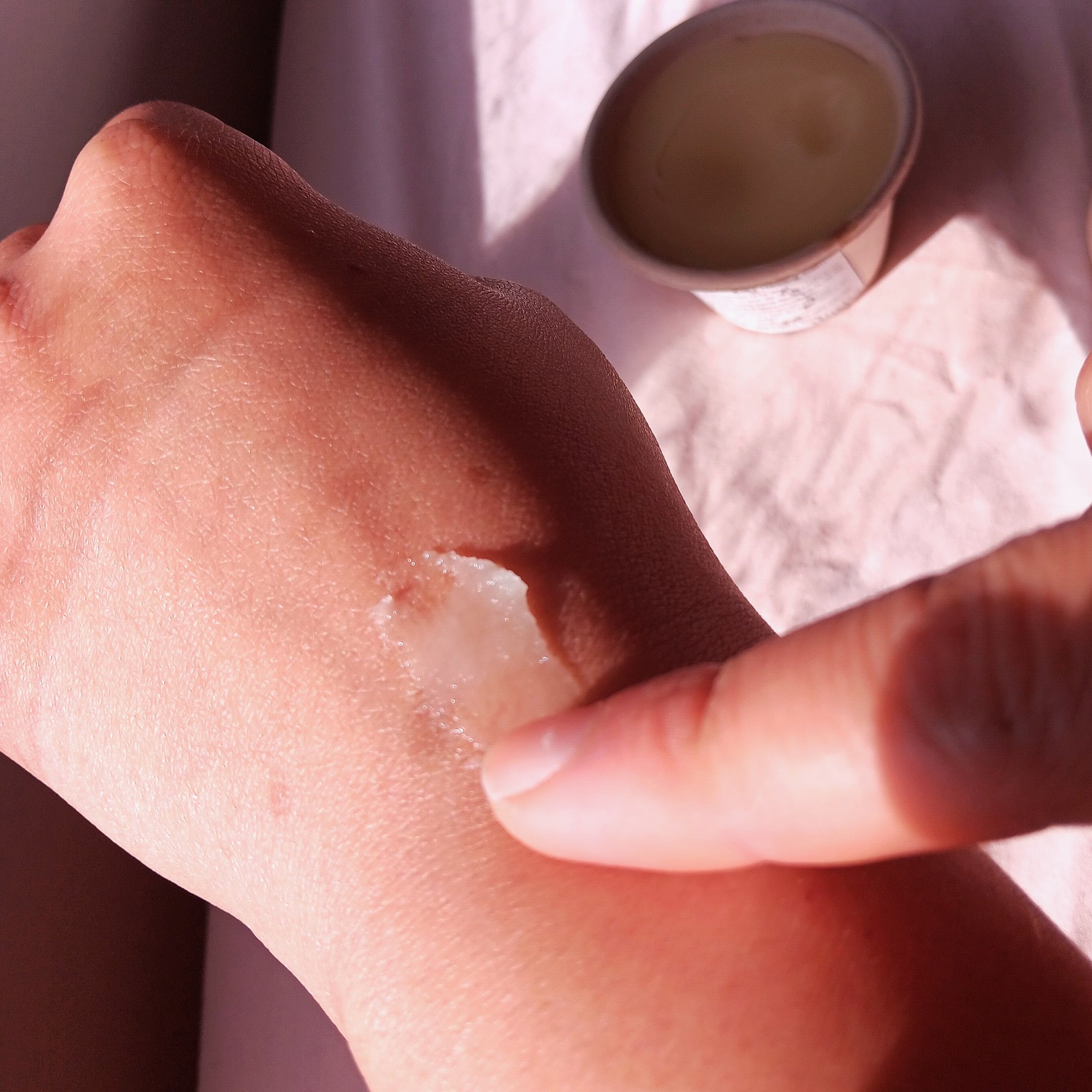 This healing balm can be applied all over body to nourish skin.
