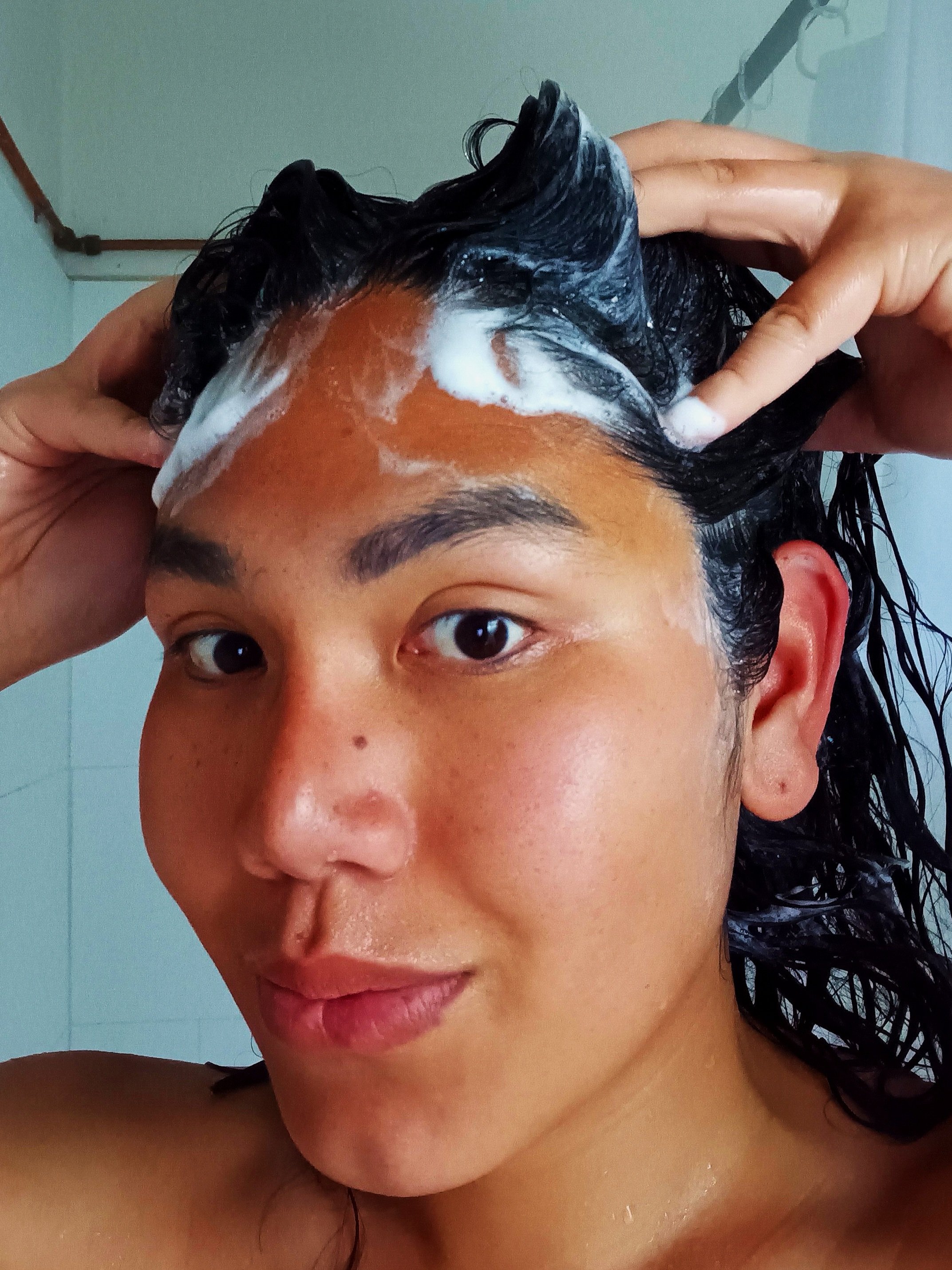 Massage your scalp for 2 - 3 minutes