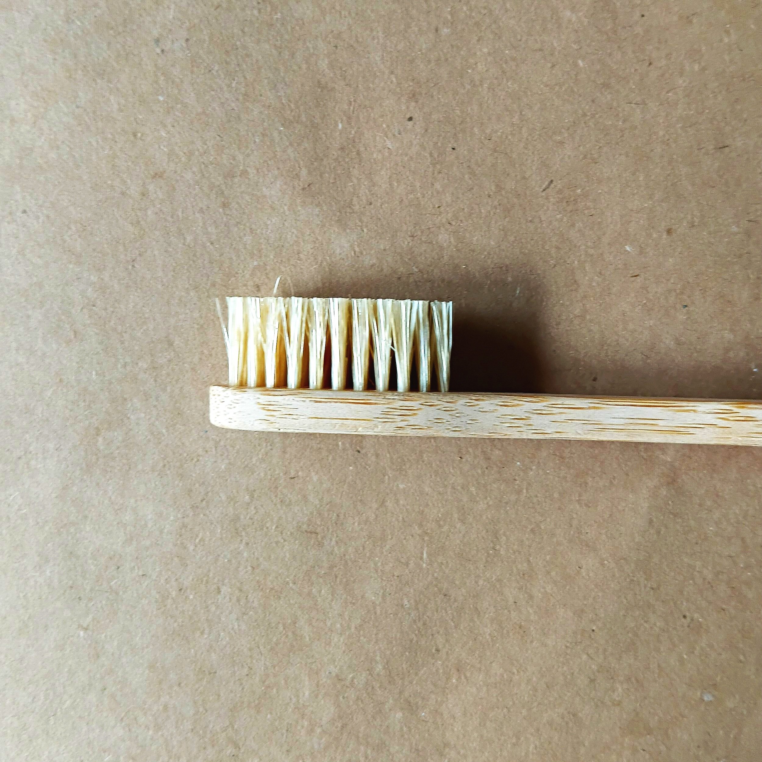 The boar hair bristles are carefully sourced and thoroughly cleaned to ensure exceptional quality while remaining gentle on your gums.