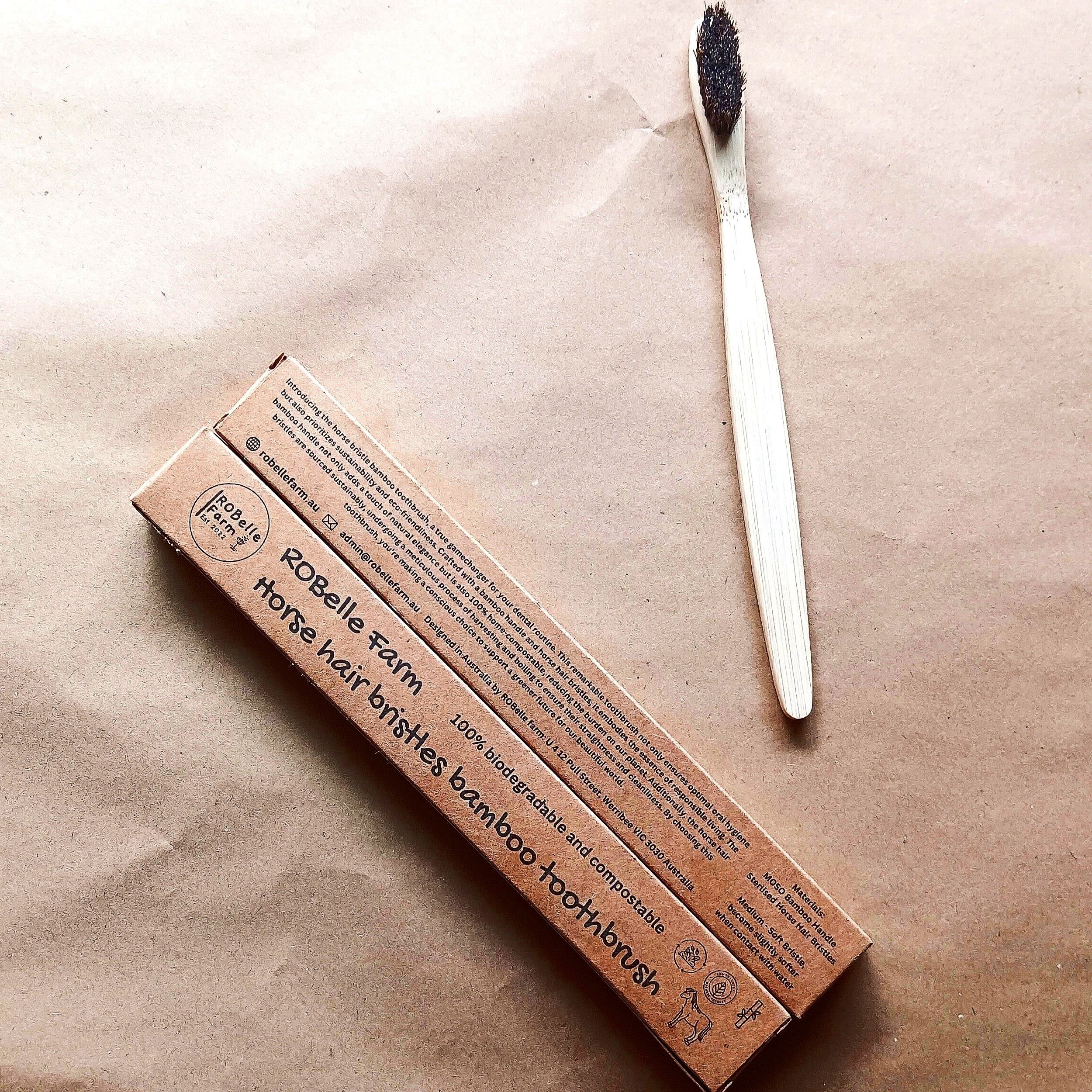 Introducing the natural(horse hair) bristle bamboo toothbrush, a true gamechanger for your dental routine.