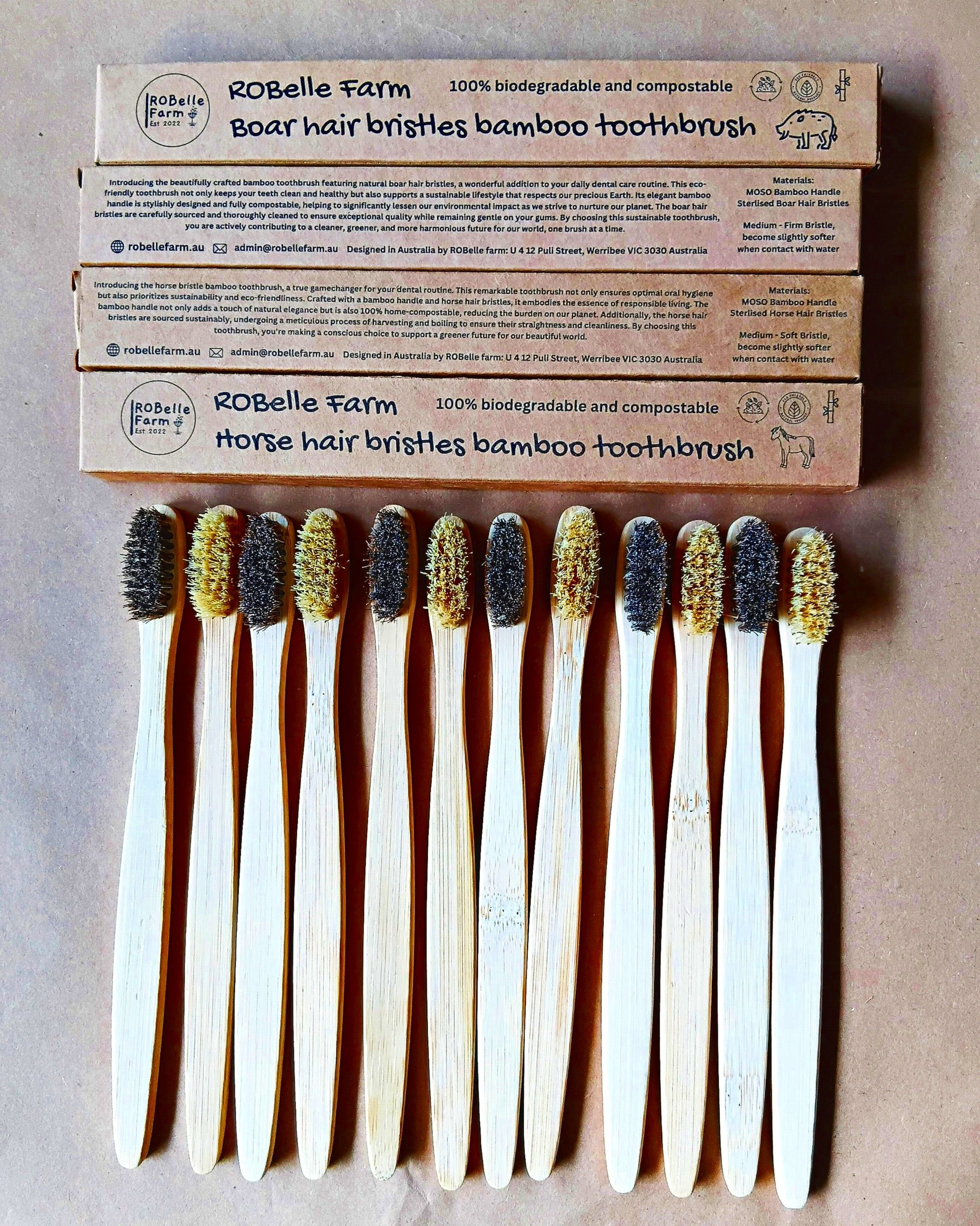 for their own specific reasons. Each toothbrush is crafted with a sustainable bamboo handle that is not only fast-growing