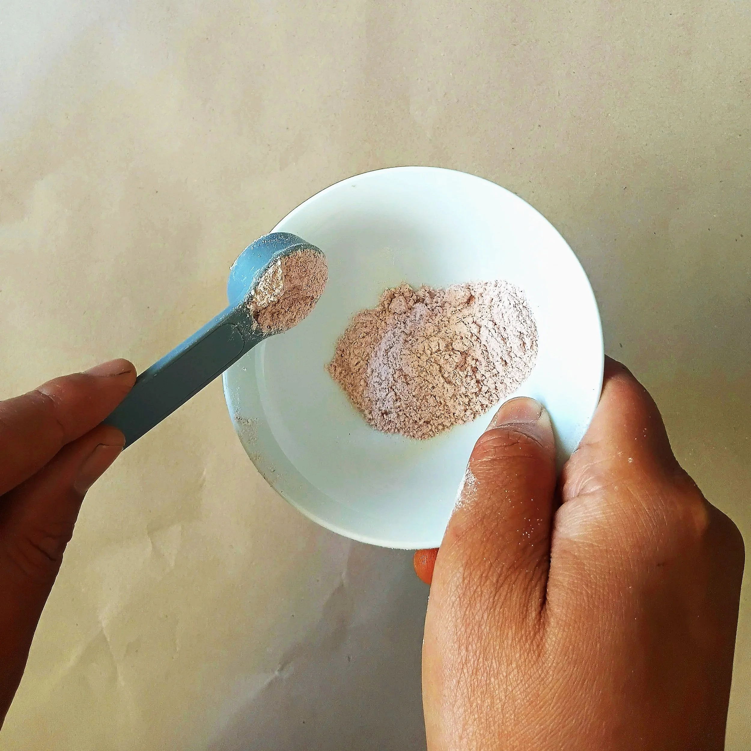 Step 3: Gently spread the paste over face and neck, avoiding eyes and lips.