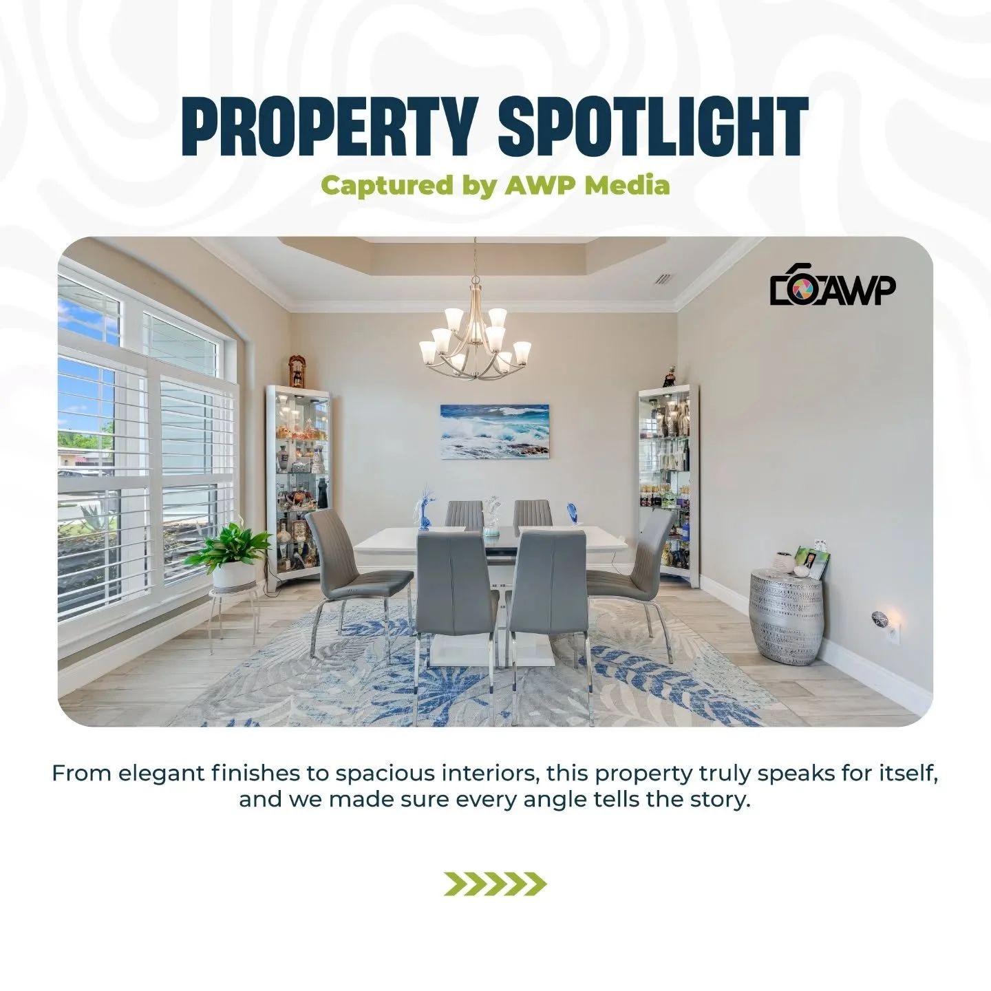 Property Spotlight | Captured by AWP Media
Every corner, every detail &mdash; captured with intention.
From bright open spaces to luxurious finishes, we bring your listing&rsquo;s best features to life through professional photography.

Luxury in Eve