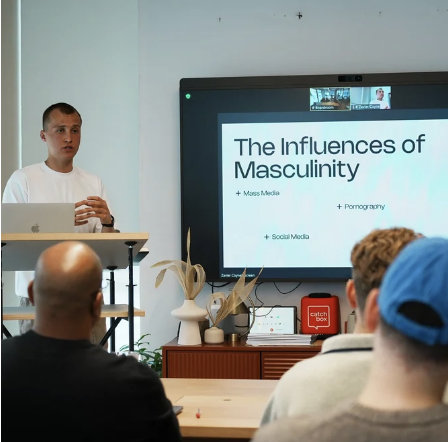  Let’s Build Connections: An Interactive Workshop. 
Join our coach Zavier for talks about mental health, influences of masculinity and more.
 From £650. 
 
Delivery: In-person,
Objective: Team connection,
Duration: Bite sized events ( 