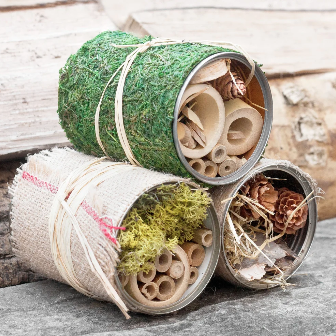  Bug Hotel Making. 
Build a bug hotel in a biodegradable pot using garden finds like pine cones and bamboo, then hang it up to invite wildlife.
 Please enquire for a quote. 
 
Audience: Kids,
Activity: Hands on & Creative Activity,
 