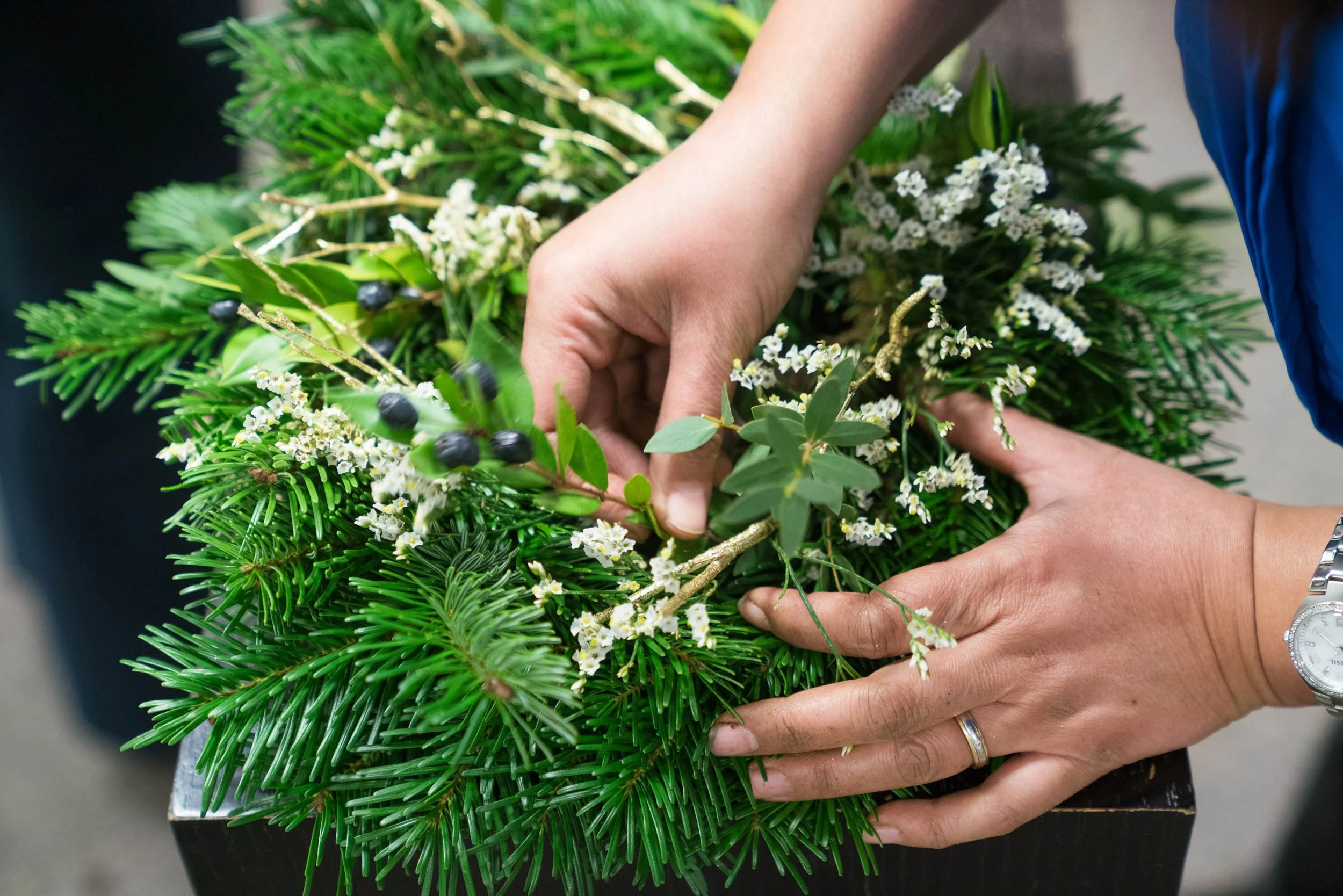  Wreath Drop-in Station. 
This experience is designed to fit into shorter event schedules. Guests can personalise their wreath using a beautiful selection of seasonal decorations. From £60pp. 
 
Format: Drop-In,
Category: Creative Workshops,
Category