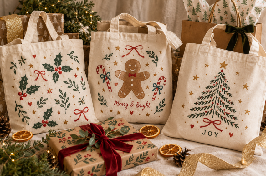  Festive Tote Bag Decorating. 
Bring a little festive magic to your Christmas celebrations with a hands-on workshop that invites guests to transform an eco-friendly cotton tote bag into a unique, personalised piece.  From £500. 
 
Browse by: Make som