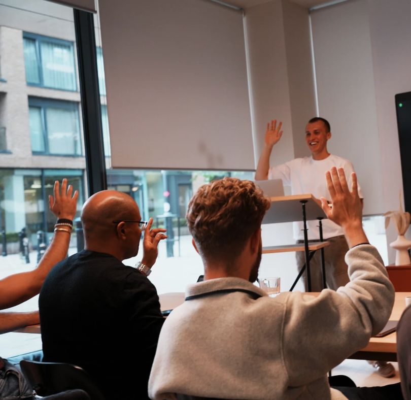   Virtual Workshop: Let’s Build Connections. 
Join our coach Zavier for talks about mental health, influences of masculinity and more.
 From £300. 
 
Delivery: Virtual,
Objective: Team connection,
Duration: Bite sized events ( 