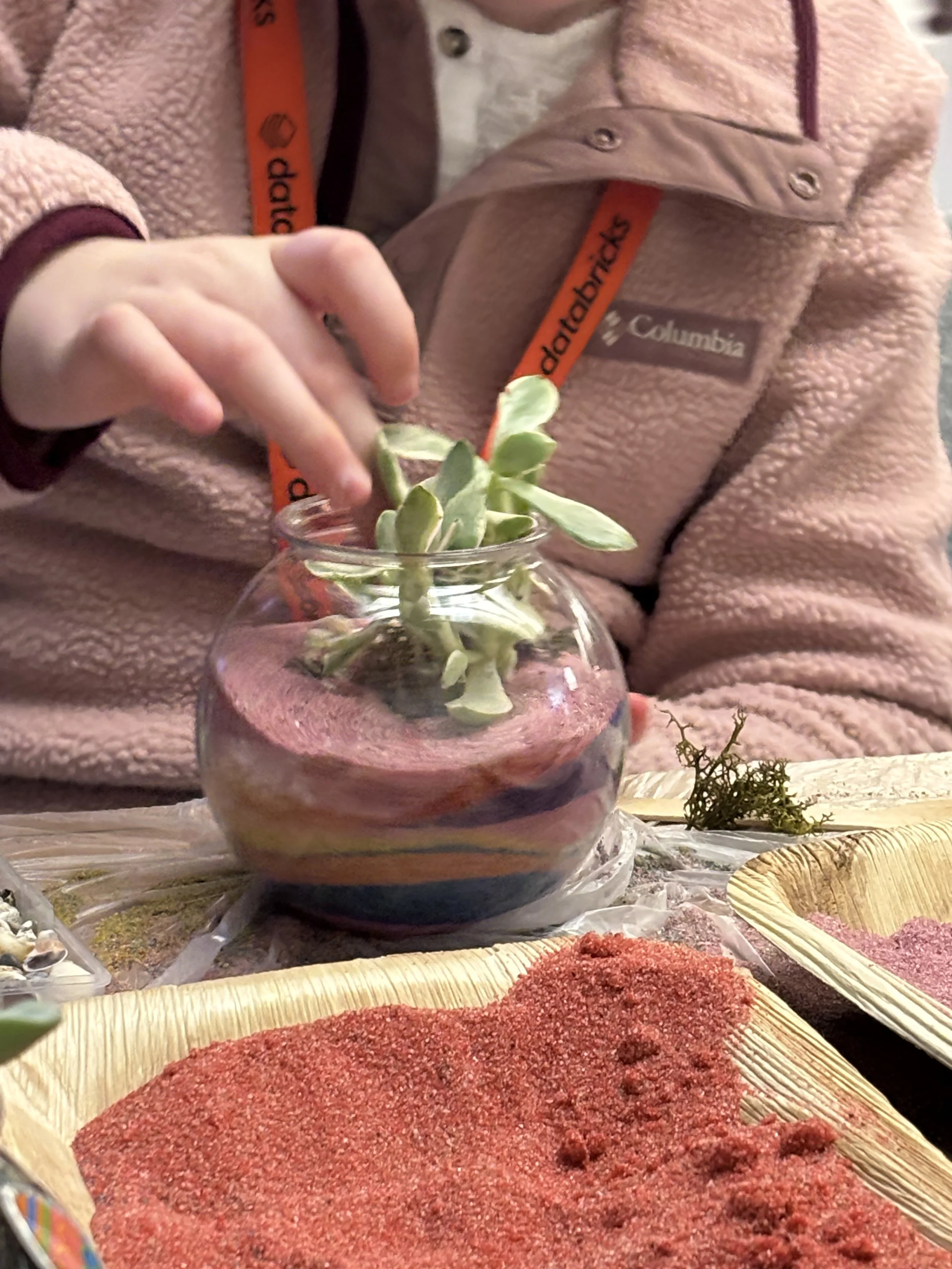  Sand Terrarium Drop-In. 
Create a calming, hands-on experience where guests design their own sand art succulent terrariums using vibrant layered sands. Perfect as a quick drop-in activity ideal for events, team building, and wellbeing.
 £45. 
 
Audi