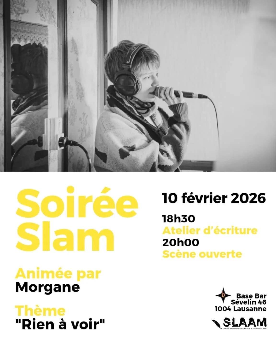 Atelier et scène slam (Lausanne)