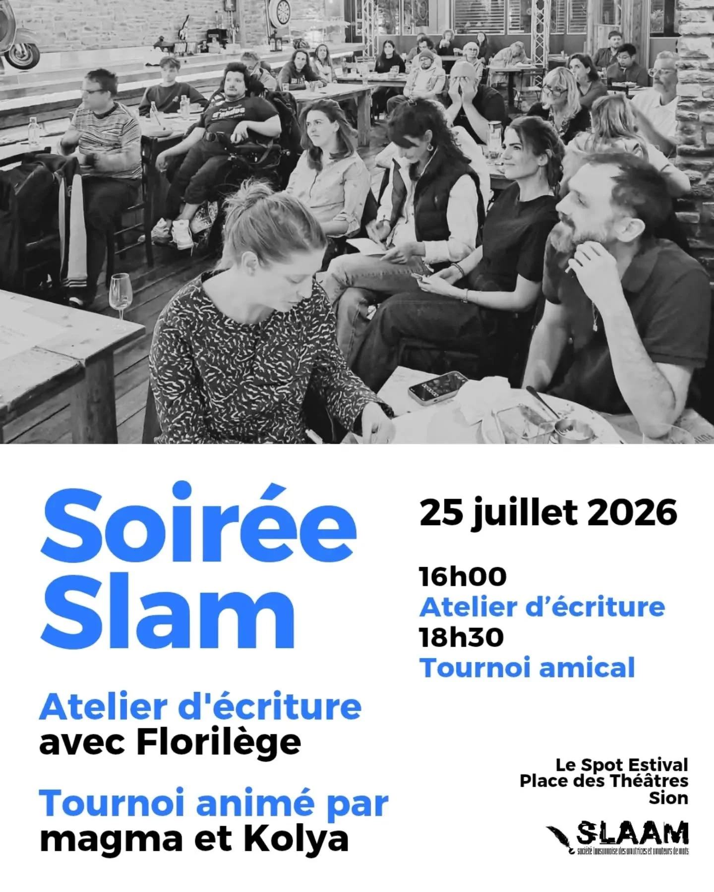 Soirée slam estivale (Sion)