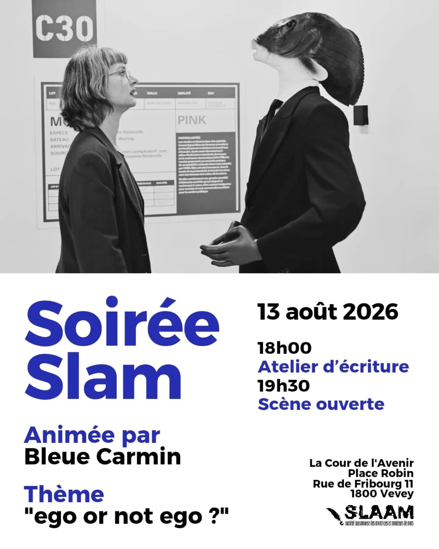 Soirée slam estivale (Vevey)