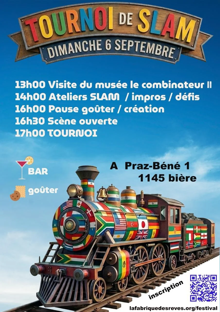 Flamme Mélancolique &amp; Honorable Scarabée organisent un festival de slam à Bière (VD)!