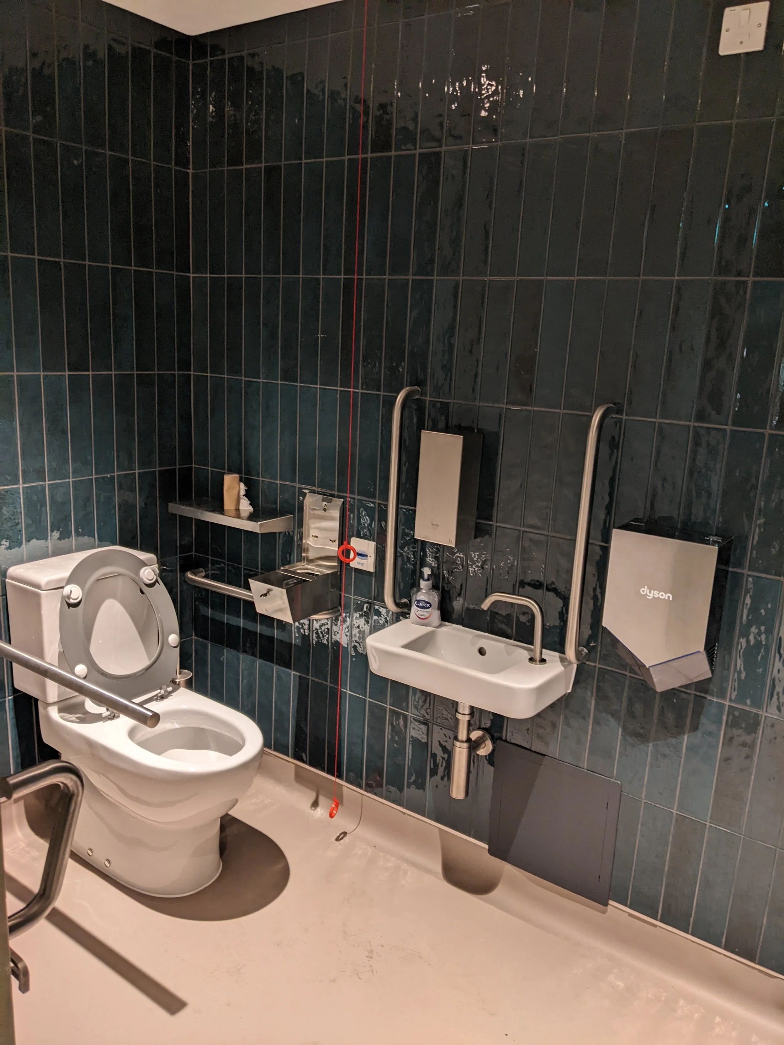 Smart new toilet facilities, including disabled &amp; family changing toilets