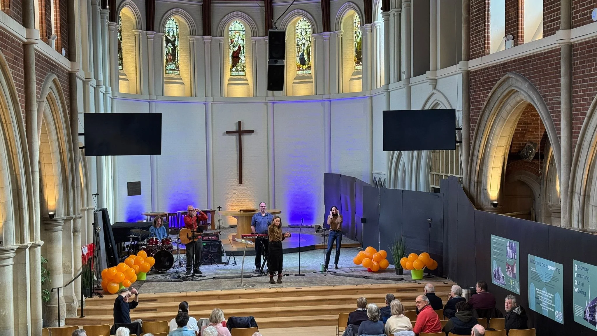 First service back in the Nave at 9 am on the 15th March 2026