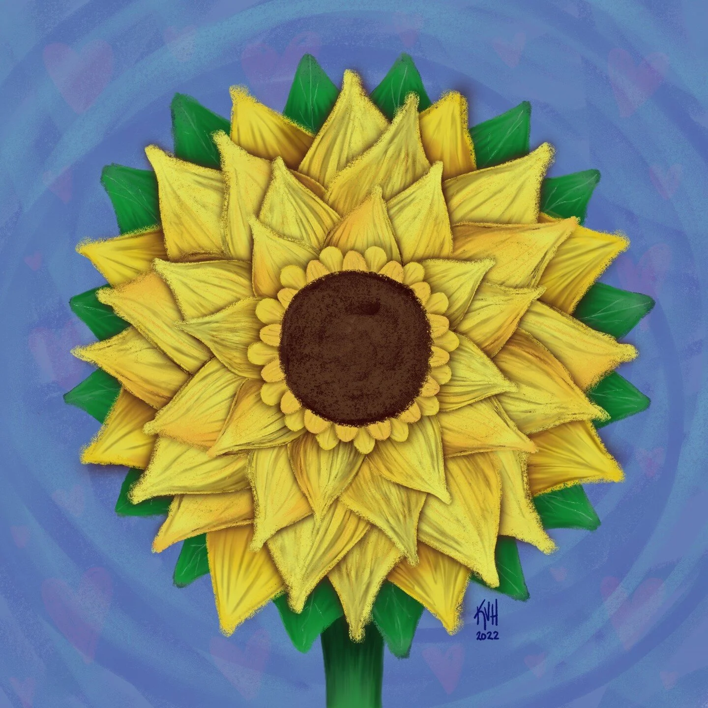 🌻

#sunflower #digitalart #digitalpainting #chalk #digitalchalk #art #clipstudiopaint