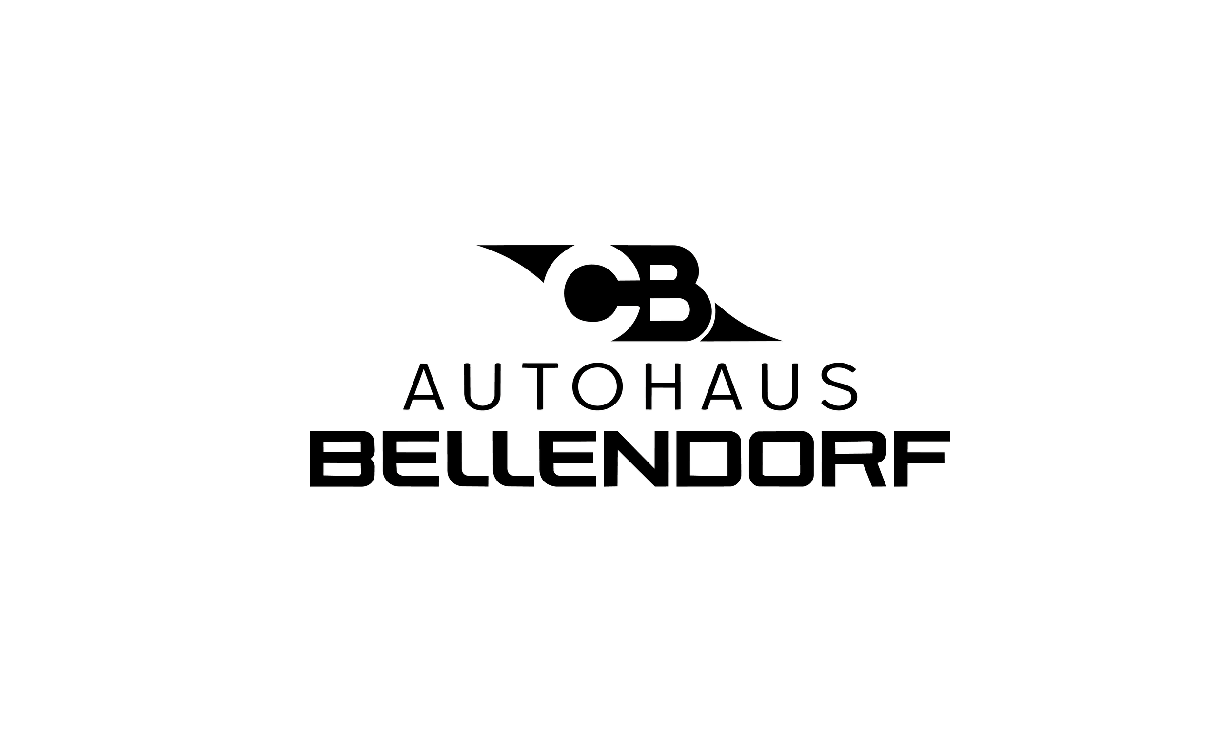 Logo des Autohauses BELLENDORF mit schwarzer Schrift auf weißem Hintergrund.