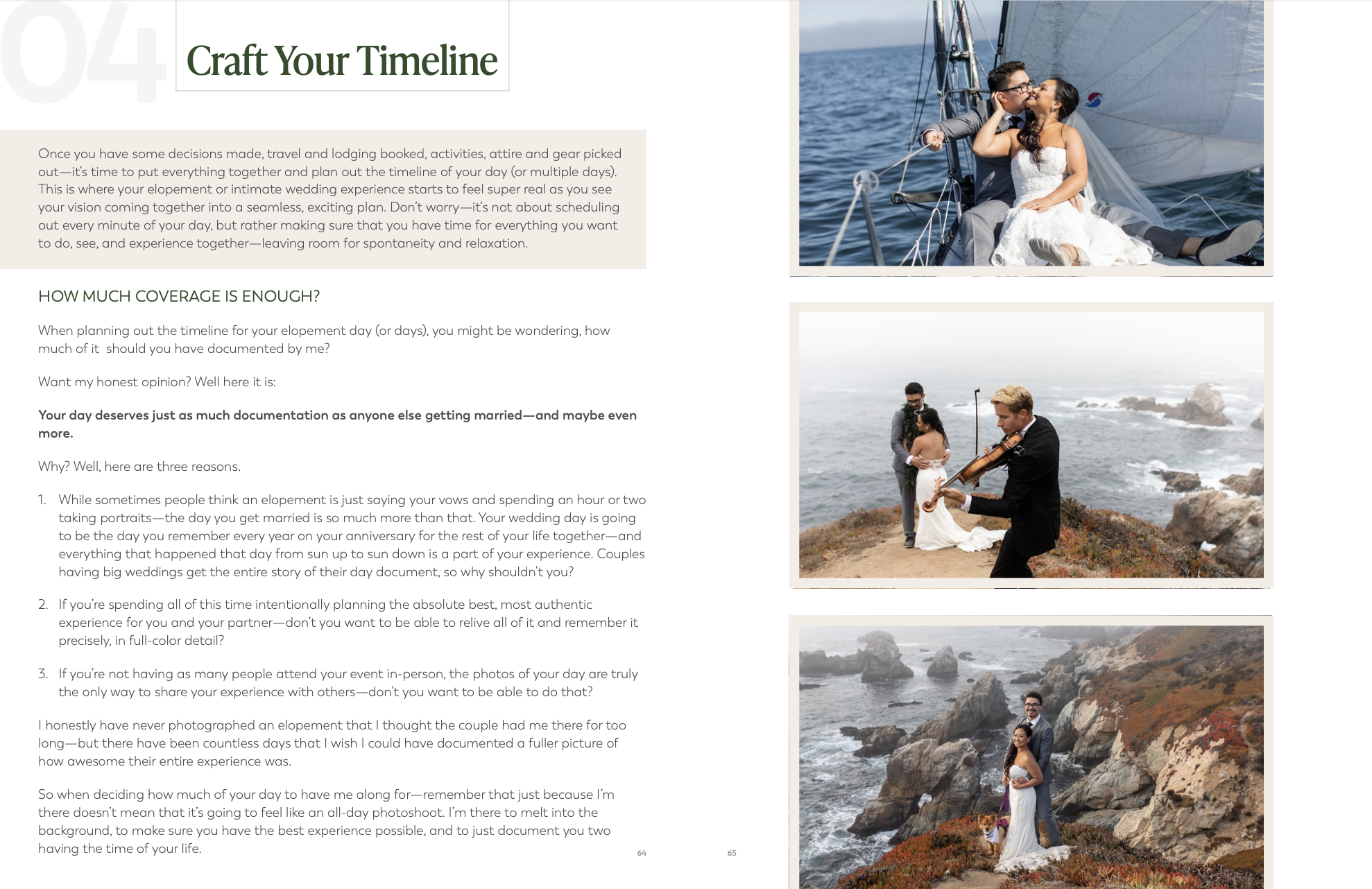 Flip through your Elopement Guide