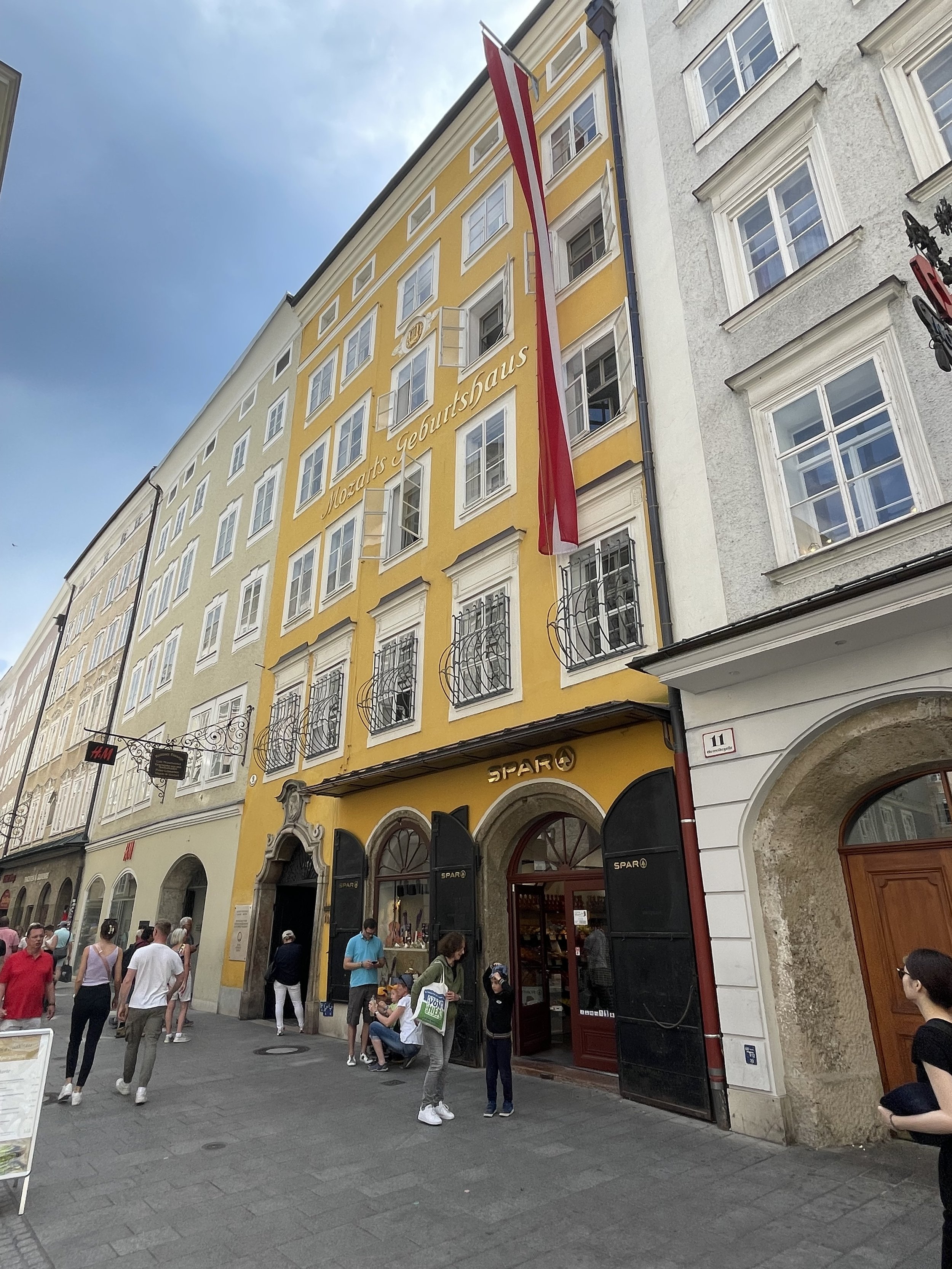 Mozarts Childhood home and birth place