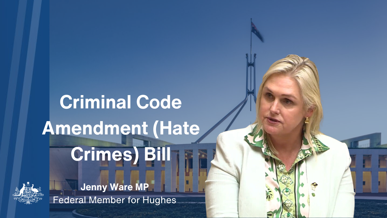 Criminal Code Amendment (Hate Crimes) Bill 