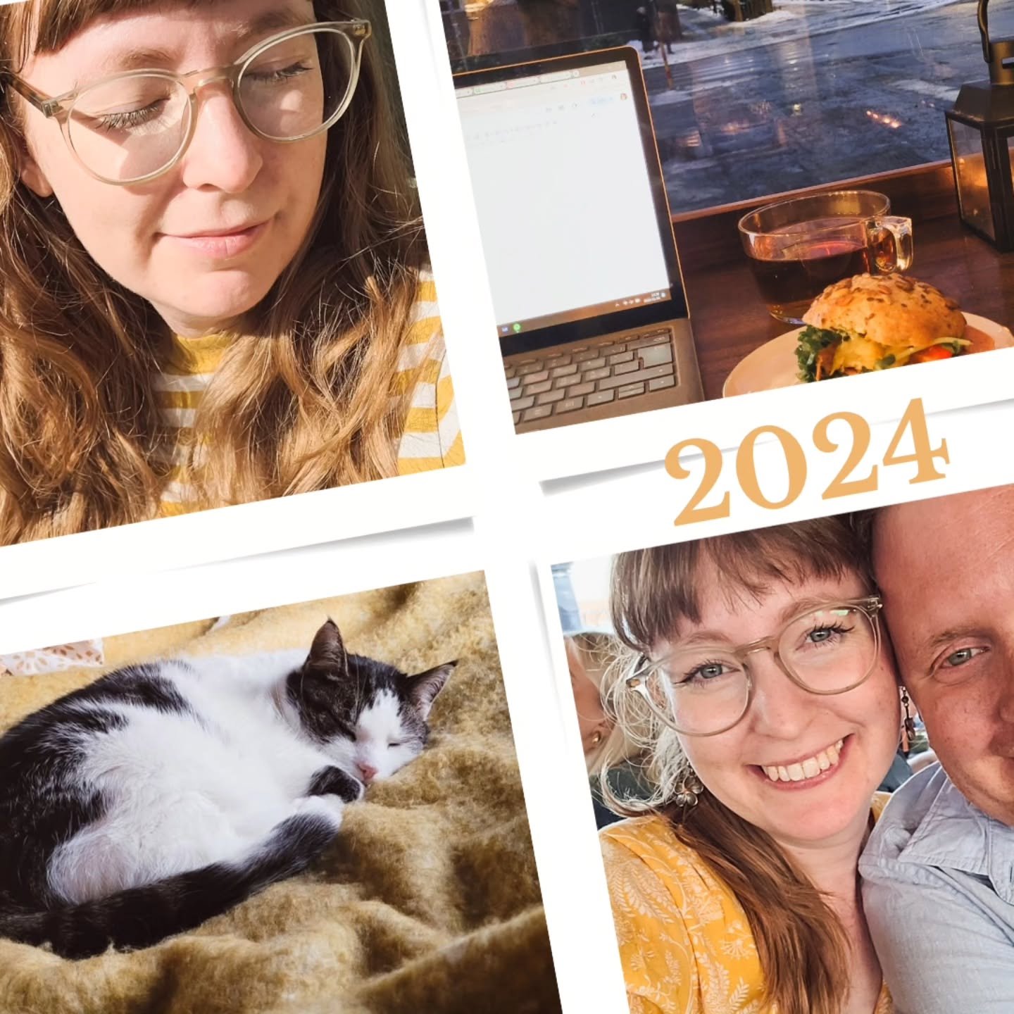 2024 - you were good, you were bad, you were happy, you were sad. 

You were a year of starting to write a new novel. You were a year of reading more again. You were a year of challenges, of insights, of work and of delightfully decorating my planner