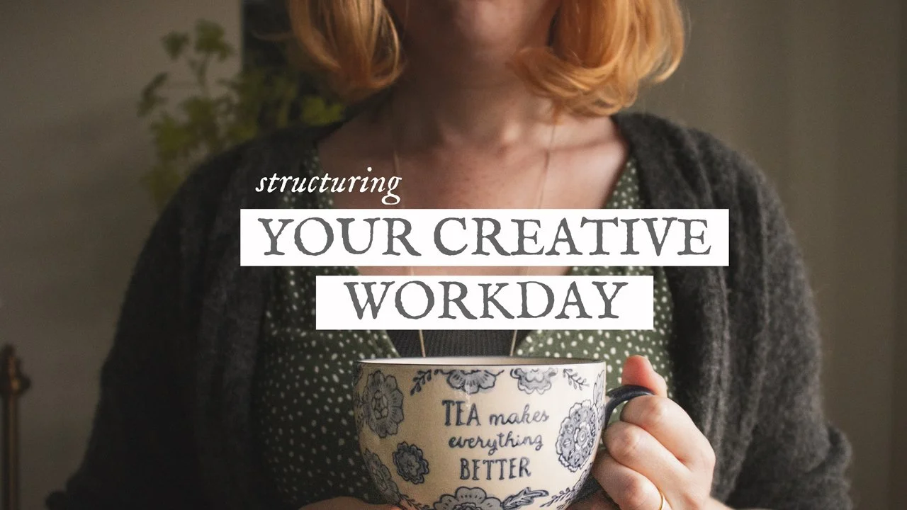 Structuring Your Creative Work Day For A Calm, Creative and Productive Day