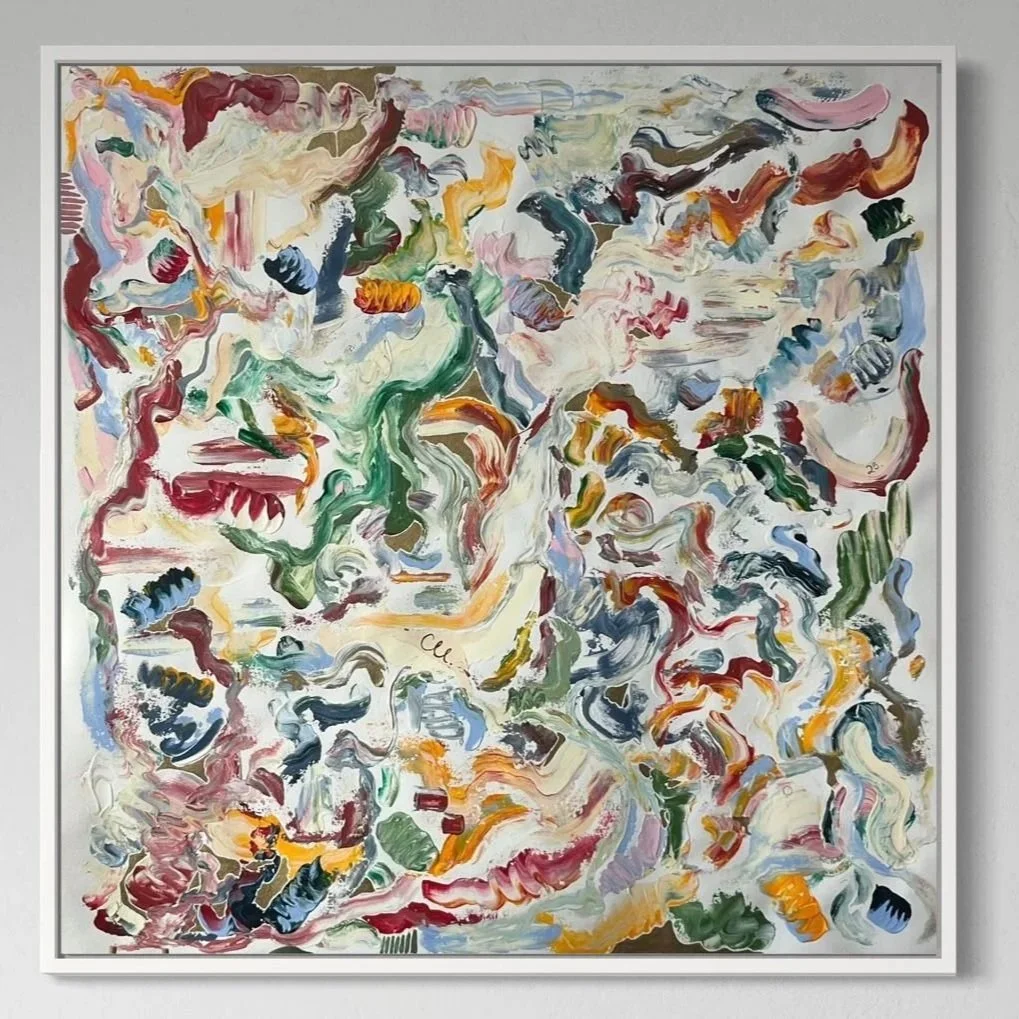 [SOLD]
'Dreaming in Technicolor No.1', 100x100cm, acrylic on cotton