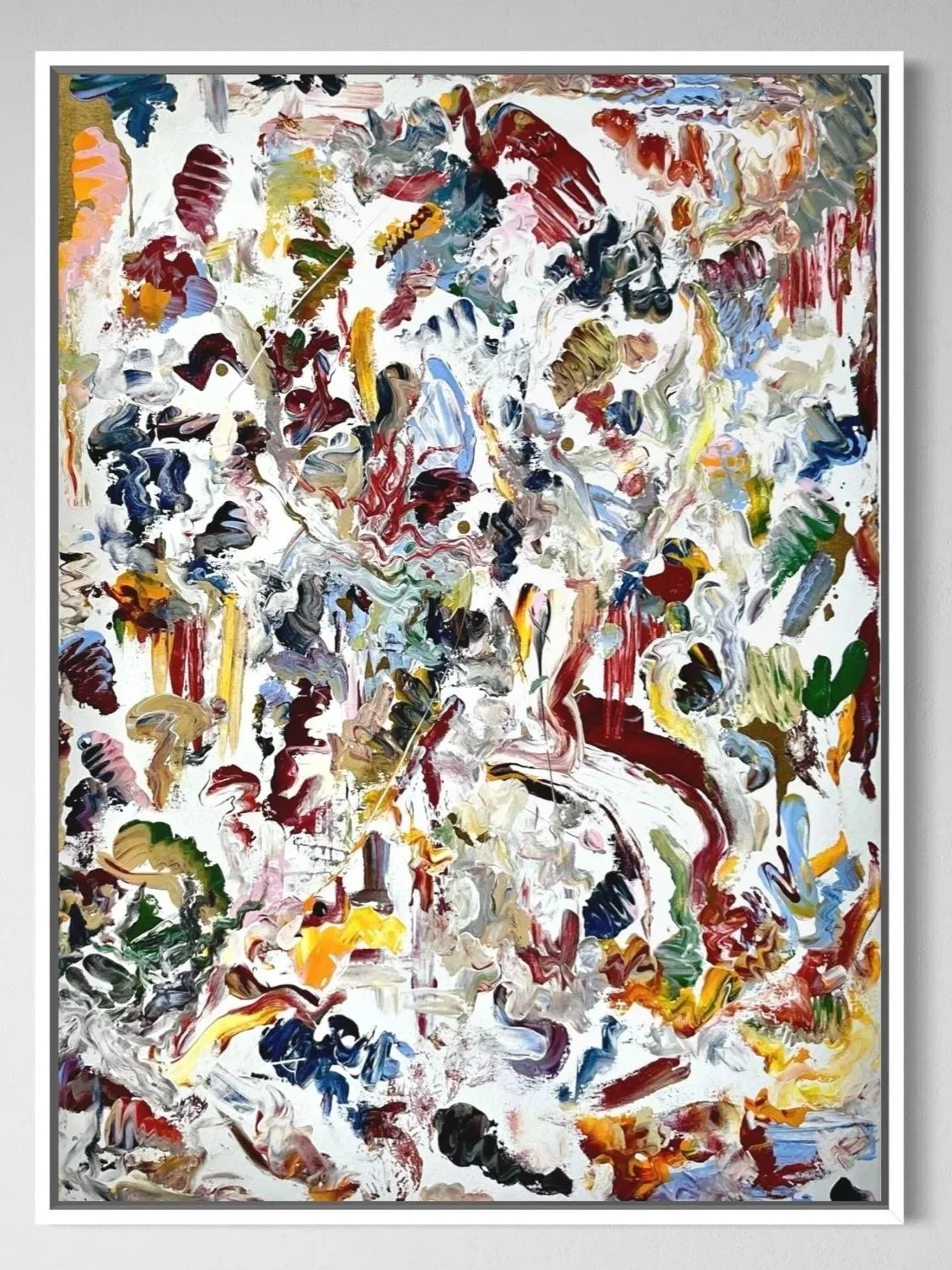 [SOLD]
'Dreaming in Technicolor No.4', 70x110cm, acrylic on cotton