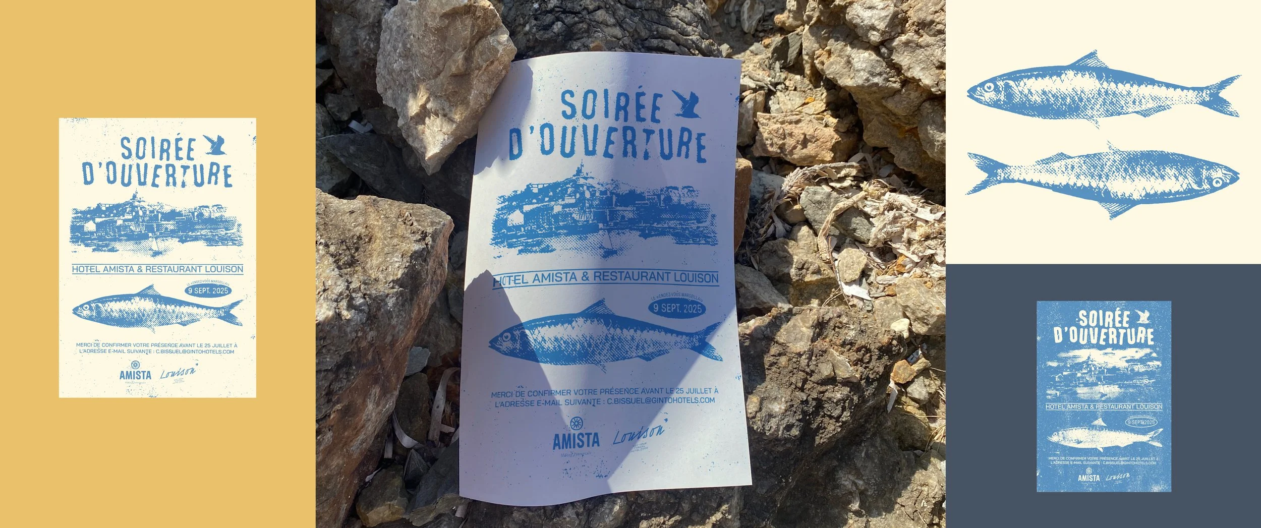 Gravure Tampon Vintage Flyer Affiche Hôtel Soirée d'ouverture Marseille Vieux-Port.jpg